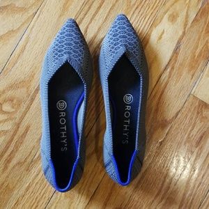 Rothys Walnut Python flats 7.5